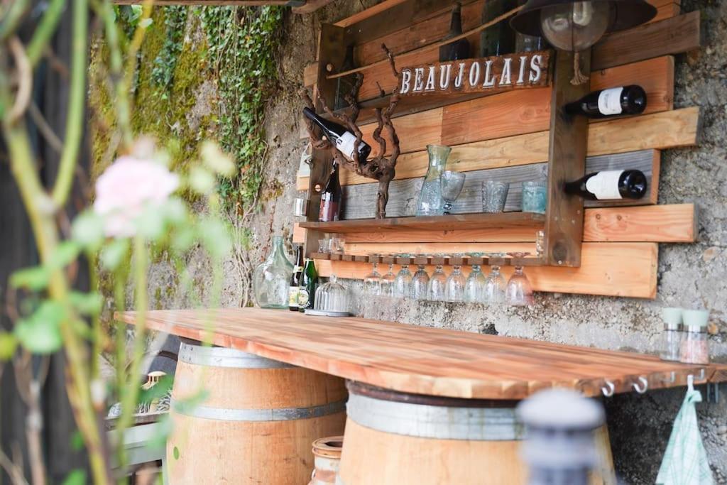 Maison Vigneron - Maison Et Studio Saint-Didier-sur-Beaujeu 외부 사진